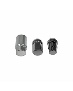 Dorman Wheel nuts / wheel locks M14x1.5 black conical 16 pieces (universal) | DM-713-675A | A4H-TECH / ALL4HONDA.COM