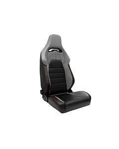 H-Gear Adjustable bucket seat type VGR black/grey/red (universal) | AUS-SS-45BLG | A4H-TECH / ALL4HONDA.COM
