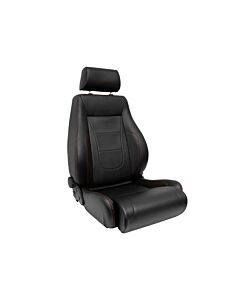 H-Gear Adjustable bucket seat type Retro II black/red (universal) | AUS-SS-65LR | A4H-TECH / ALL4HONDA.COM