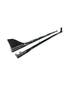 H-Gear Side skirts MU-style Carbon (Honda Civic 17-21 Turbo FK8) | HG-122965 | A4H-TECH / ALL4HONDA.COM