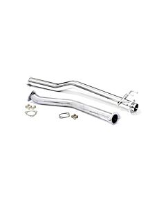 M2 sport mid section/centre section stainless steel without muffler (Civic 01-06 1.4/1.6 3drs) | M2-MHD-EP2-P | A4H-TECH.COM