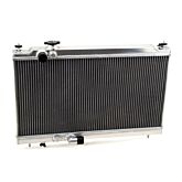 Hybrid Racing aluminium Full size radiateur K-swap XL (Integra 95-00) | HYB-RAD-01-07 | A4H-TECH / ALL4HONDA.COM