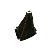 D1 spec Gaitor / shift boot suède with red stitching (universal) | D1-46787 | A4H-TECH / ALL4HONDA.COM