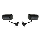 H-Gear F1 style black ABS plastic mirrors (Honda Civic 01-06 2drs) | HG-AC-KT31/KT-1108 | A4H-TECH / ALL4HONDA.COM