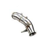 Tegiwa Stainless steel catalytic converter/down pipe (BMW M135i M235i 335i 435i N55 2013+) | T-N55-DP-LATE | A4H-TECH / ALL4HONDA.COM