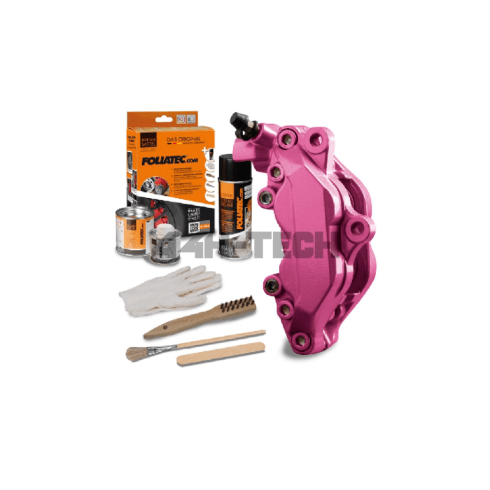 Foliatec Brake Caliper paint kit candy pink (universal) FT2169 A4H