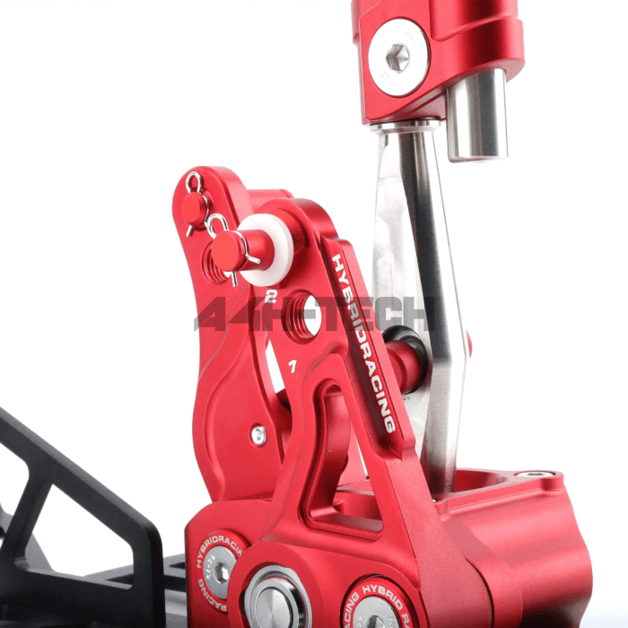 Hybrid Racing Adjustable performance short shifter red (Honda Prelude  97-01/Accord 98-02) | HYB-SAS-01-61 | A4H-TECH ALL4HONDA | A4H-TECH.COM