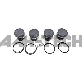 Nippon Racing Japan High Compression Pistons + Piston Rings 4-piece ...