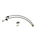 HEL 2 piece set stainless steel brake lines rear disc brakes (Civic 96-00 2/3/4 drs) | HEL-210205 | A4H-TECH.COM