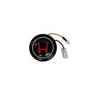 VMS Racing claxon/toeter knop zwart met Rood H-logo (universeel) | VM-HT001 | A4H-TECH.COM