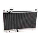 Hybrid Racing aluminium Full size radiateur K-swap XL (Integra 95-00) | HYB-RAD-01-07 | A4H-TECH / ALL4HONDA.COM