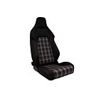 H-Gear Adjustable bucket seat type VGR black/red checkered pattern (universal) | AUS-SS-45GR | A4H-TECH / ALL4HONDA.COM
