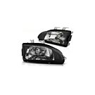 DEPO Clear blackhousing koplampen (Honda Civic 92-95 2/3drs)