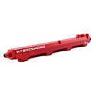 Hybrid Racing High-flow brandstof rail rood (B-serie motoren) | HYB-FRL-01-31 | A4H-TECH / ALL4HONDA.COM