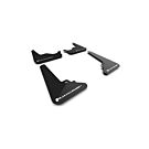 Rally Armor Mud flaps black/white logo (Tesla model S/Model S Plaid 21-23) | RA-MF101-UR-BLK-WH | A4H-TECH / ALL4HONDA.COM