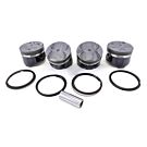 Nippon Racing Japan pistons + piston rings 4-piece full floating P30 JDM (Honda B16A1/B16A2 engines) | PS-P30-FL-X | A4H-TECH / ALL4HONDA.COM