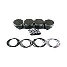 Nippon Racing Japan pistons + piston rings 4-piece PCX JDM 11.7:1 compression (Honda F20C engines) | PS-PCX-JDM-X | A4H-TECH / ALL4HONDA.COM