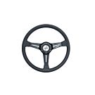 Simoni Racing carrera (350MM) steering wheel leather black (universal) | SR-CAR350P | A4H-TECH.COM