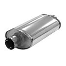 Simons stainless steel muffler Super oval 2.5'' (universal) | U316300R | A4H-TECH.COM