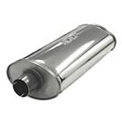 Simons stainless steel muffler Heavy oval 2.5'' (universal) | U336300R | A4H-TECH.COM