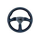 Vigor Daytona (350mm) steering wheel leather 50mm deep red stitch (universal) | VG-79704 | A4H-TECH / ALL4HONDA.COM

