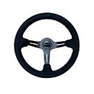 Vigor Daytona (350mm) steering wheel suède 70mm deep stitch (universal) | VG-79705 | A4H-TECH / ALL4HONDA.COM