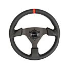 Vigor Monza (350mm) steering wheel perforated leather 30mm black crossed stitch (universal) | VG-88014 | A4H-TECH / ALL4HONDA.COM

